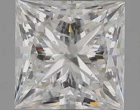 0.70 Carat D SI2 Princess Cut Diamond