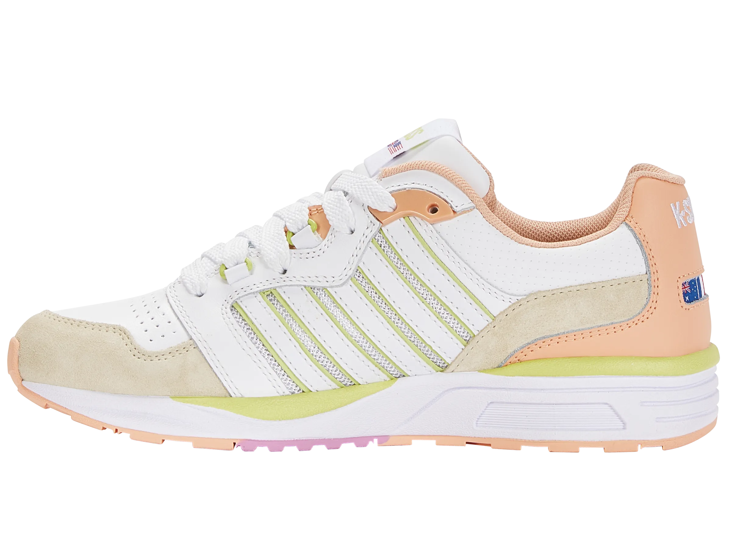 97920-185-M | SI-18 RANNELL | WHITE/ALMOST APRICOT/DAQUIRI GREEN