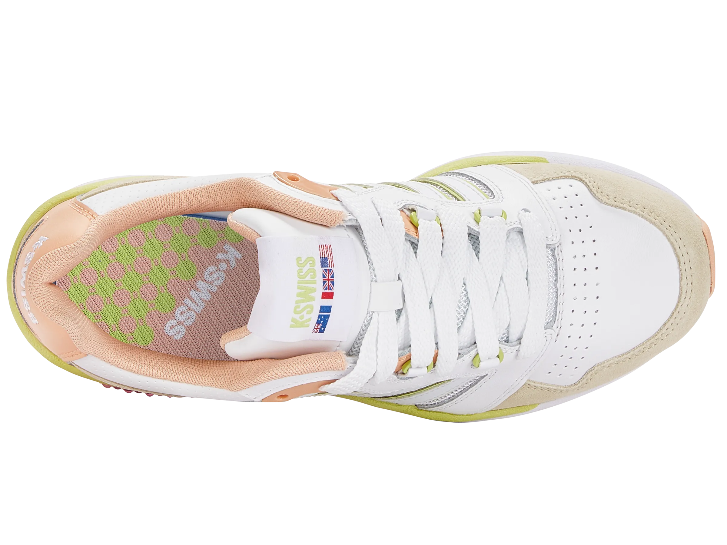 97920-185-M | SI-18 RANNELL | WHITE/ALMOST APRICOT/DAQUIRI GREEN