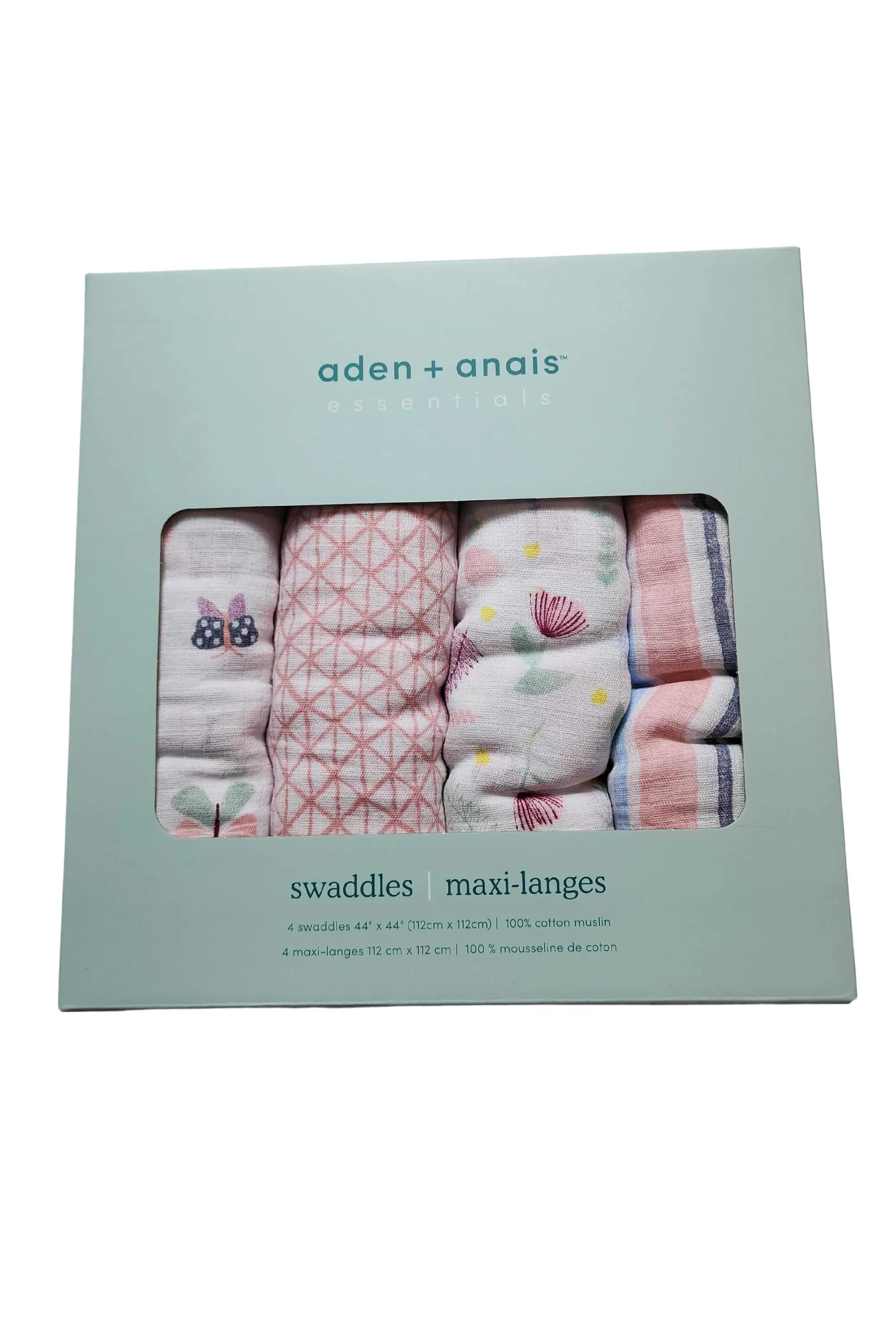 Aden & Anais Swaddles O/S (112x112cm, Pack of 4)
