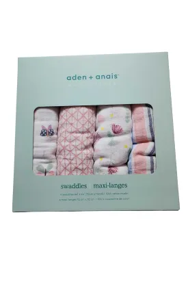 Aden & Anais Swaddles O/S (112x112cm, Pack of 4)