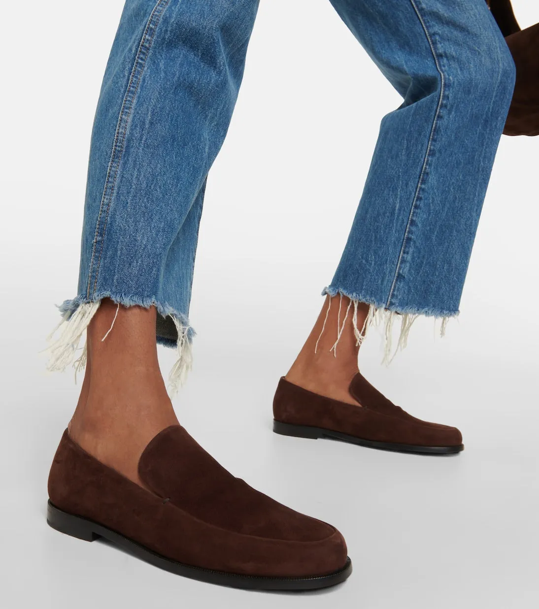 Alessio Khaite suede loafers, brown