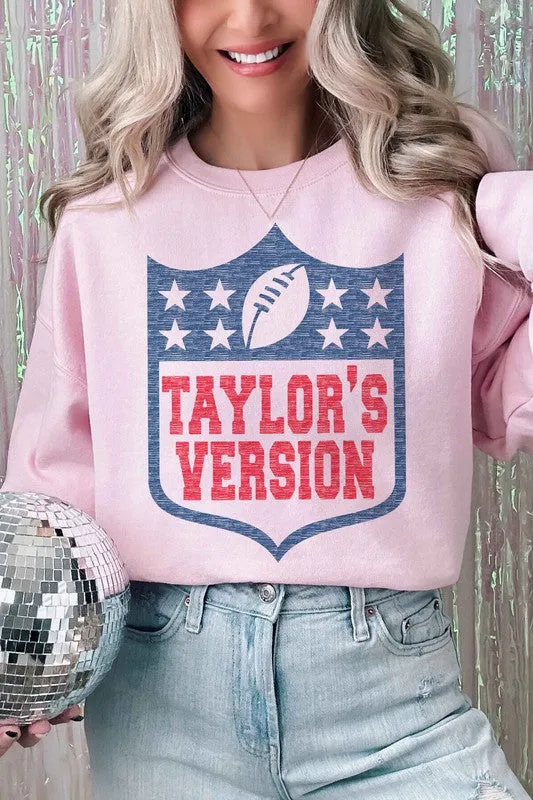 Alphia Taylors Version Football Graphic Sweatshirt