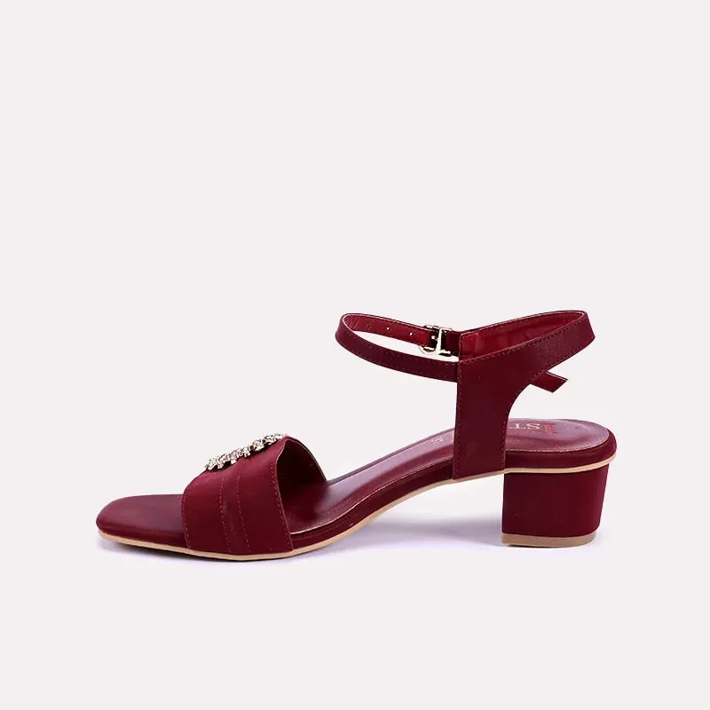Amanda Maroon Casual Sandals 0421278