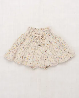 Cable Skating Skirt in Ink Confetti