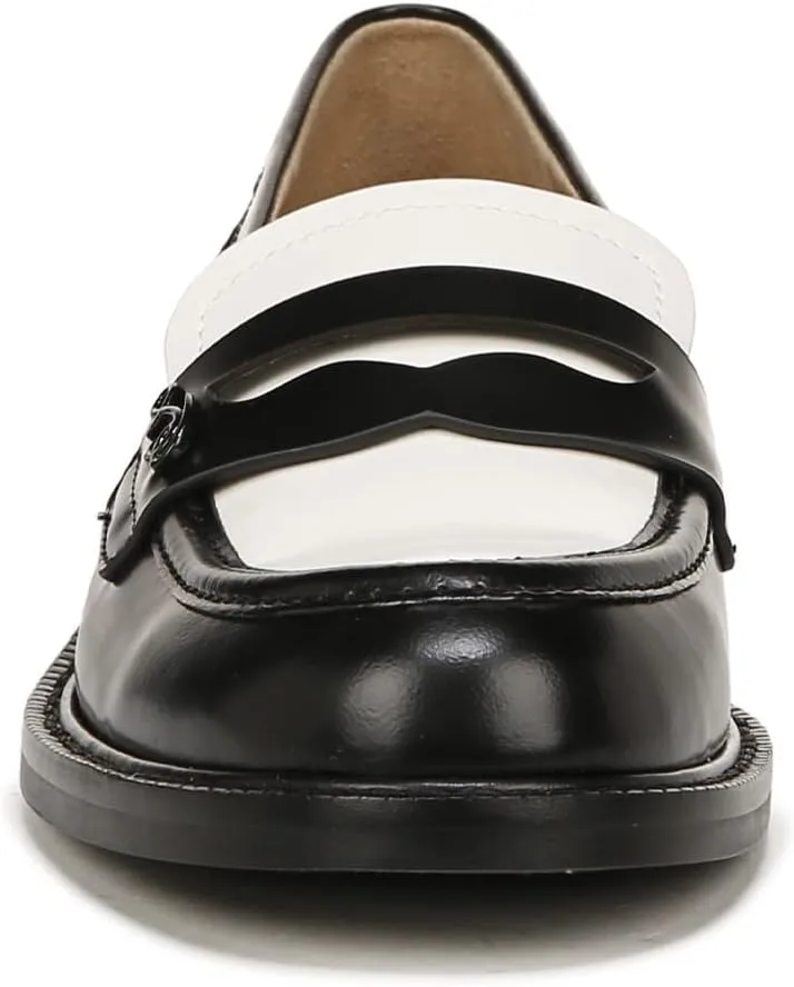 Colin Sam Edelman Loafers, Black/White