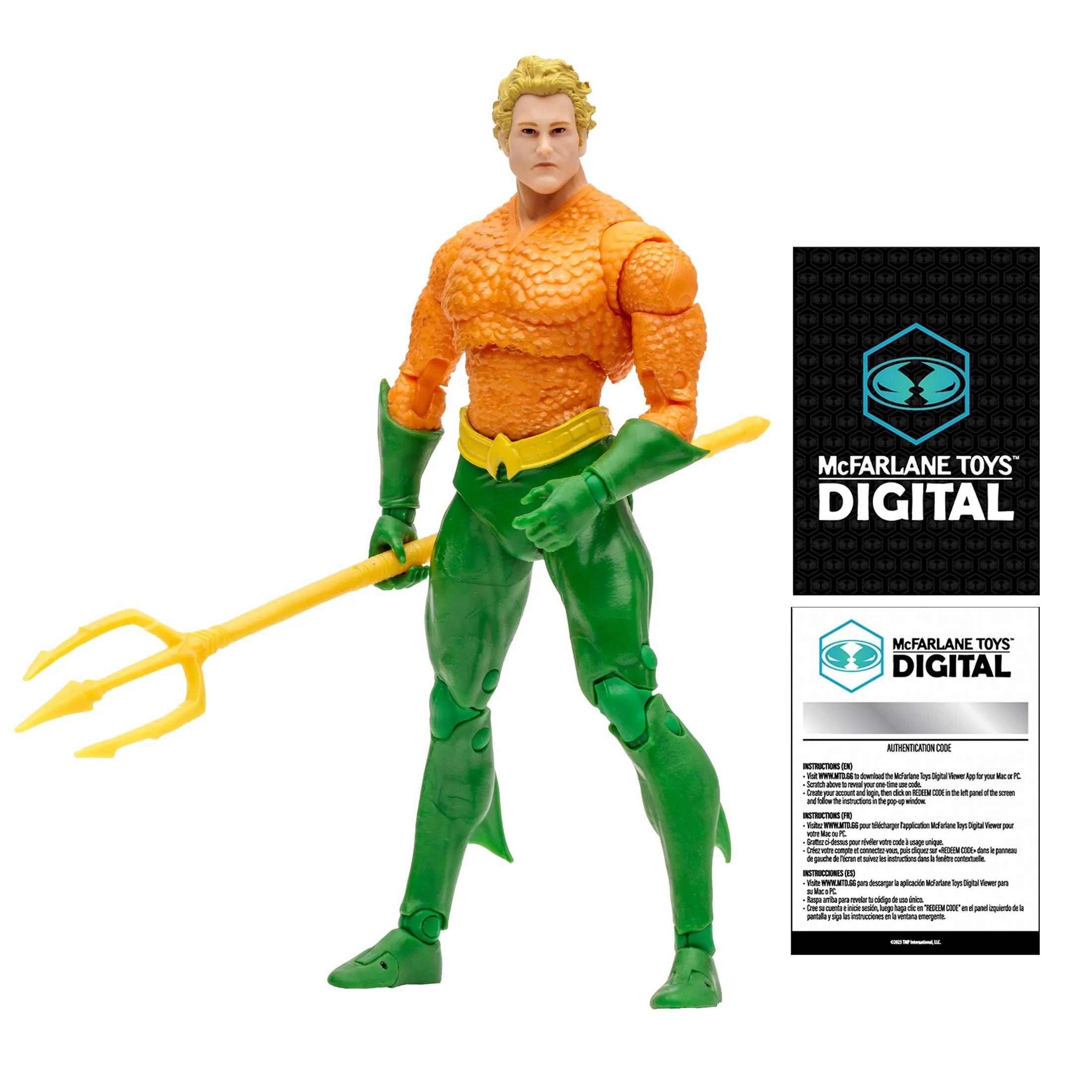 DC Direct Aquaman (DC Classic) with McFarlane Toys Digital Collectible
