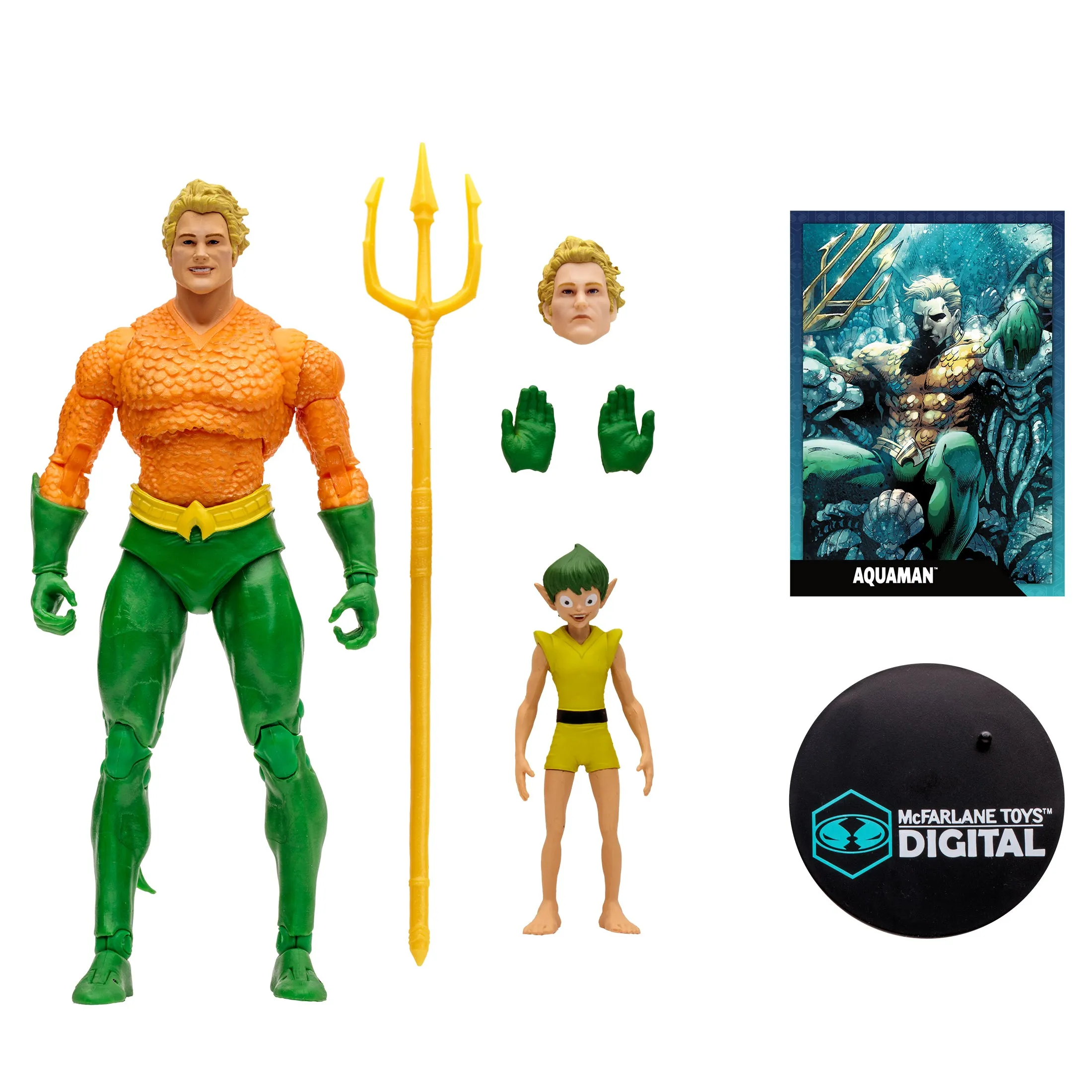 DC Direct Aquaman (DC Classic) with McFarlane Toys Digital Collectible