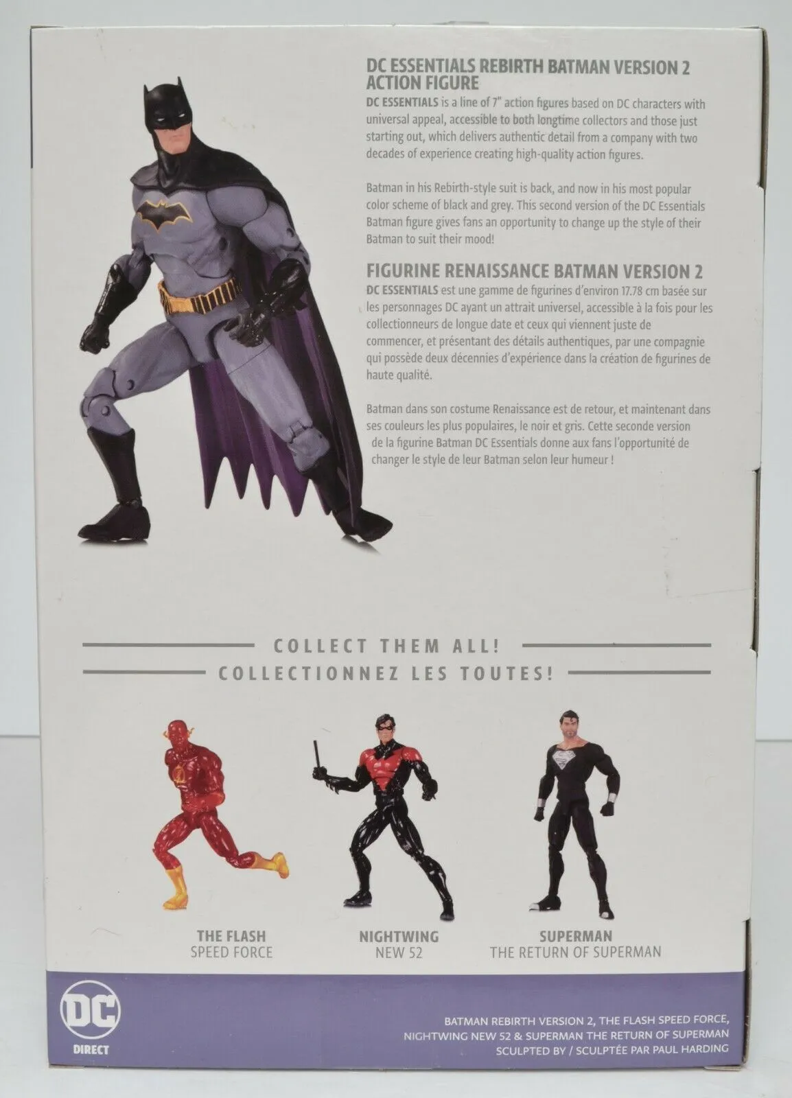 DC Direct - DC Essentials #23 - Rebirth Batman (Version 2) Action Figure (36689) LOW STOCK
