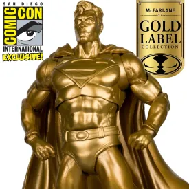 DC Multiverse SDCC Exclusive Gold Label Superman (Centennial Park Tribute)