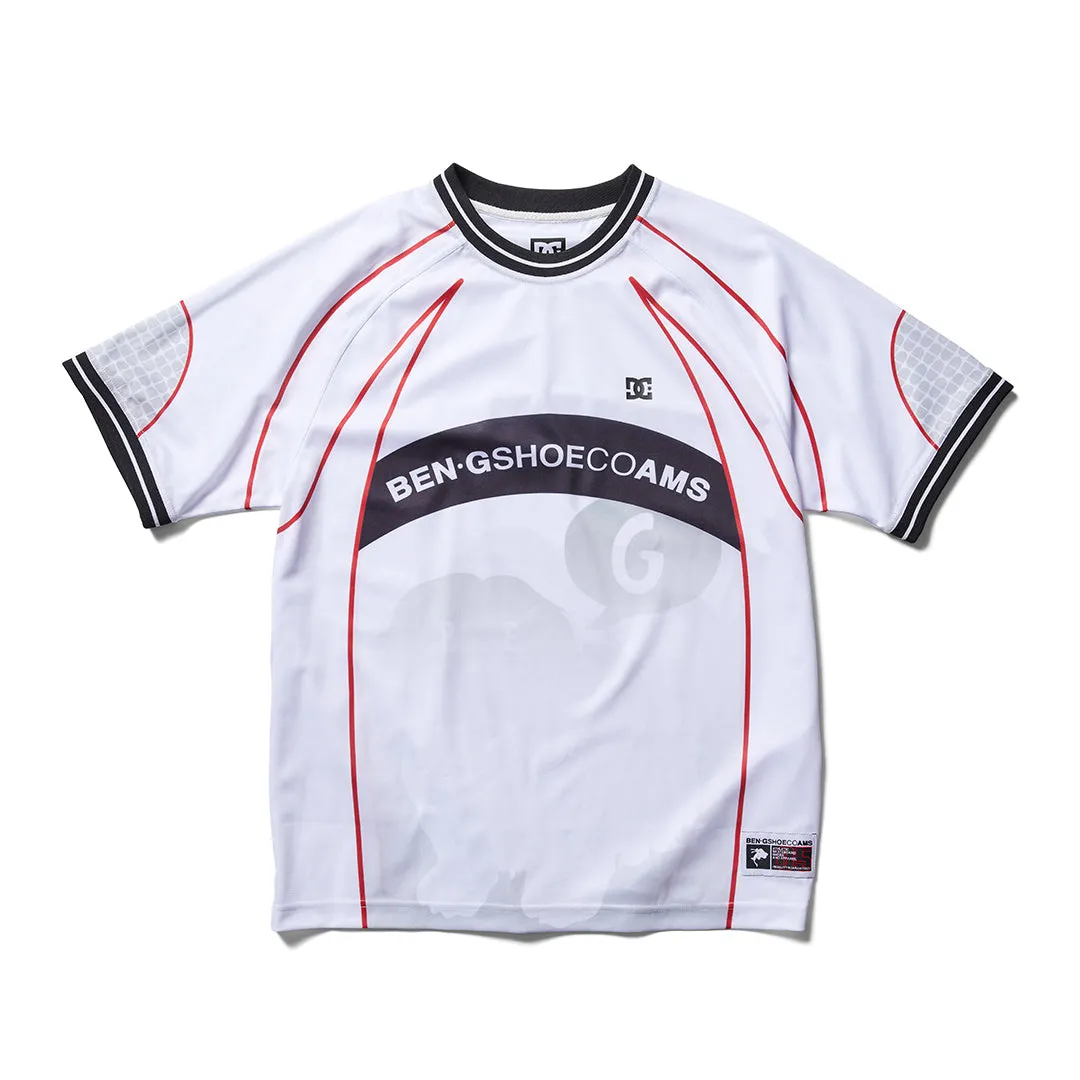 DC x Ben G Jersey - White Black Red