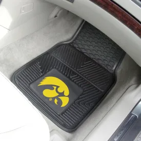 Fanmats Iowa Hawkeyes Heavy Duty Car Mat Set - 2 Pieces