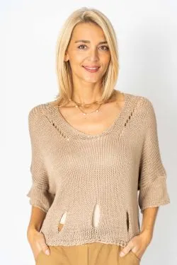 Flattering Crop Sweater
