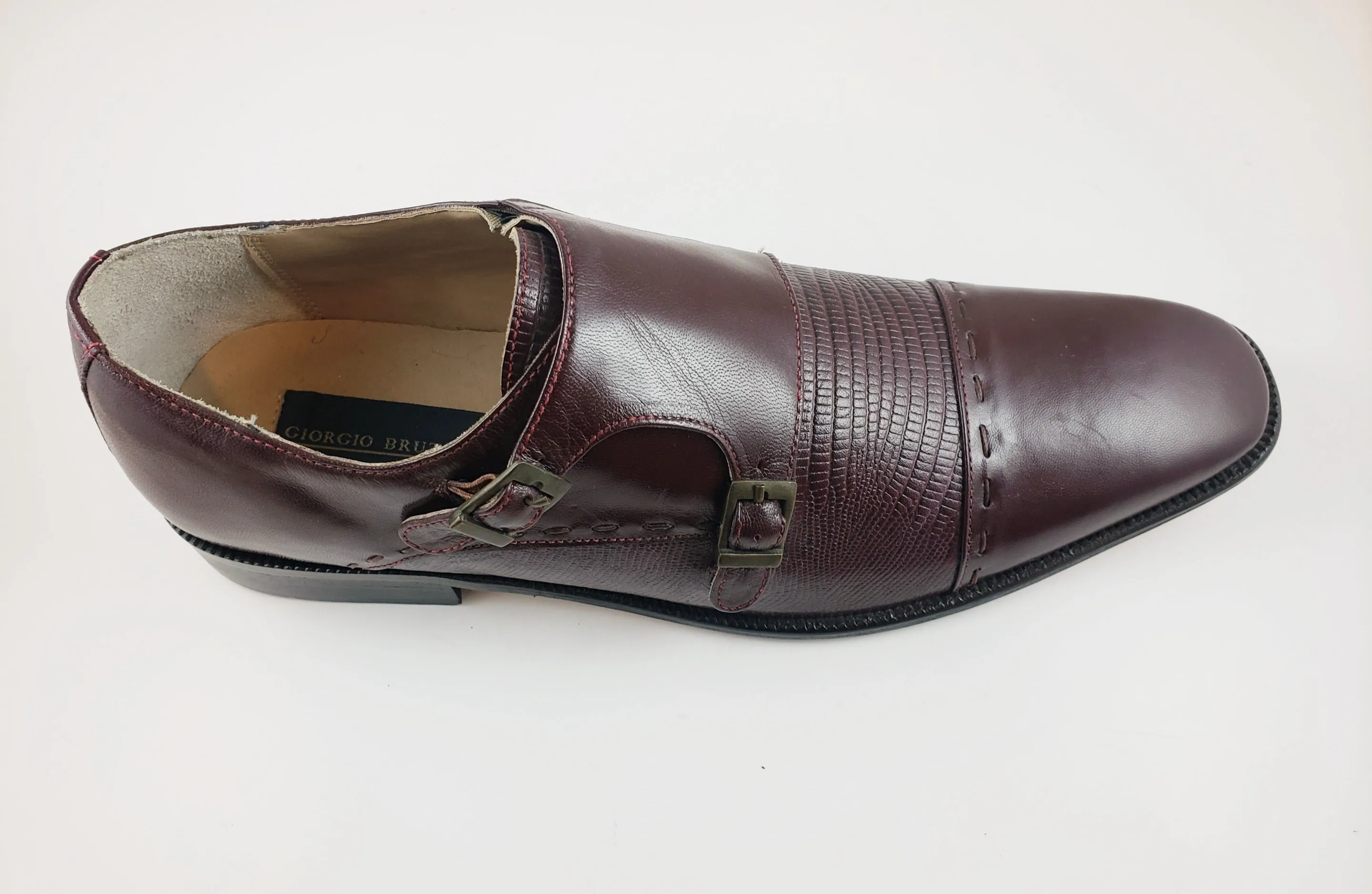 Girogio Burtini Double Monc Strap Shoes