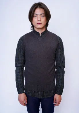 Grey Sleeveless Sweater