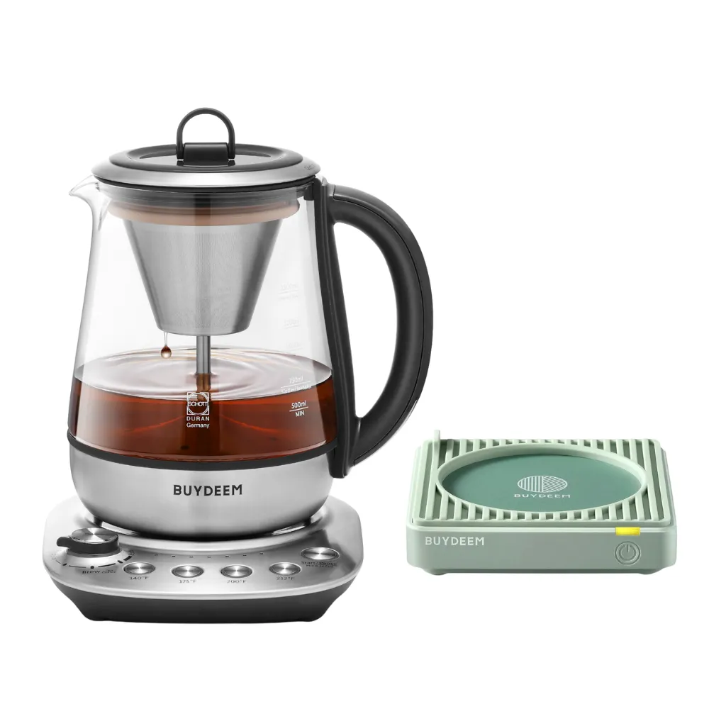 K176 Multi-function Electric Steam Brewer & Mug Warmer - Bundle Offer