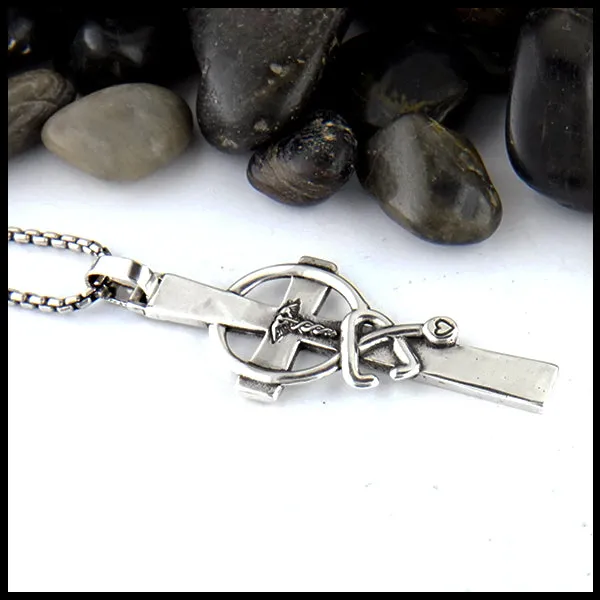 Large Caring Cross