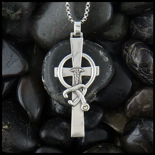 Large Caring Cross