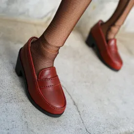 Loafers (Wine Red)