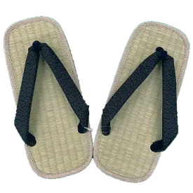 Men's Tatami setta sandals : Blue Wave pattern