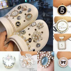 New net red cave shoes DIY jewelry accessories pearl bracelet perfume bottle decorative alloy material shake with paragraph