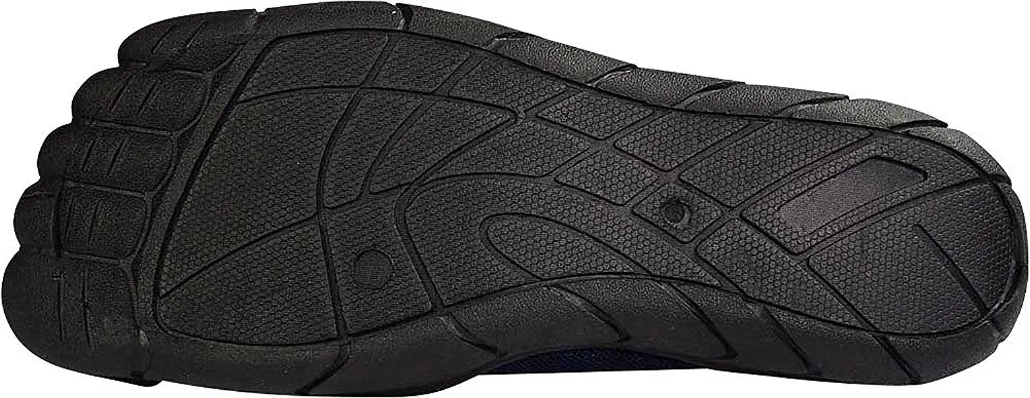 Norty Mens Aqua Sock Wave Water Shoes - 10 Color Combinations - Waterproof Slip-Ons for Pool, Beach and Sports