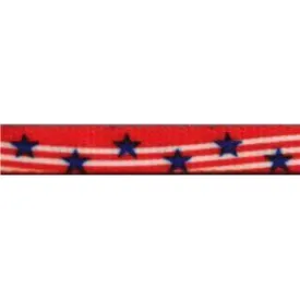 Novelty Flat Laces Custom Length with Tip - Stars & Stripes (1 Pair Pack) Shoelaces