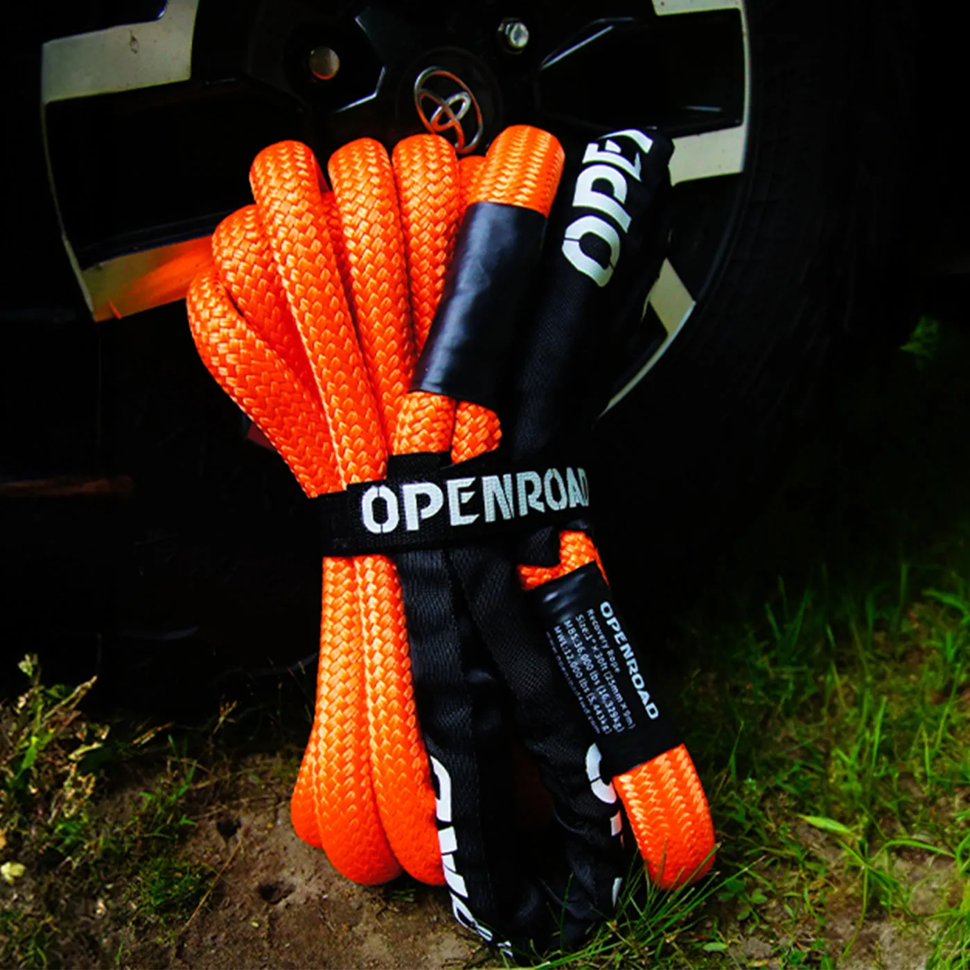 OPENROAD 1" x30' Kinetic Recovery Tow Rope (36,000lbs)