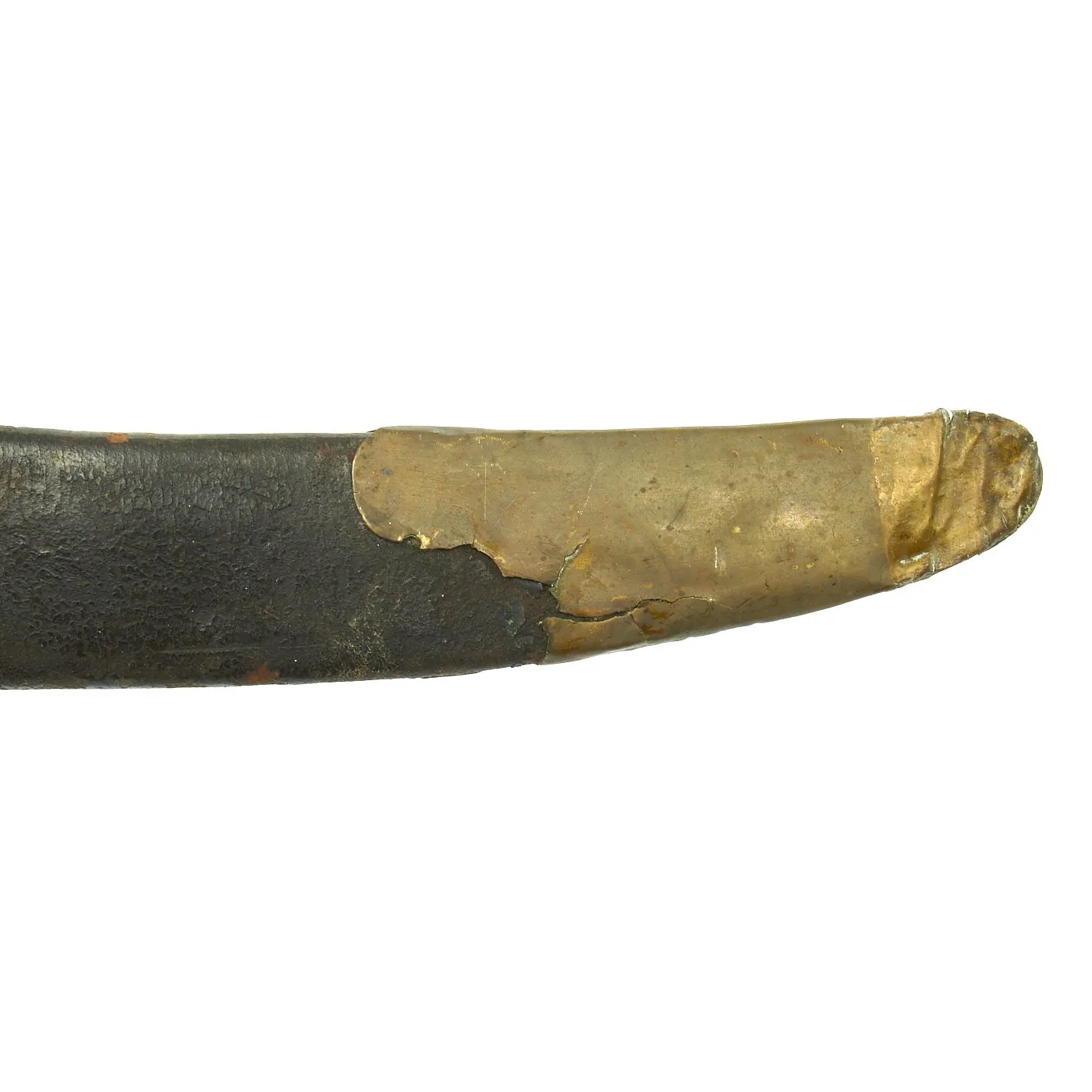 Original British Victorian Cleaver Bladed V.R. Marked Boarding Cutlass with Scabbard - circa 1845