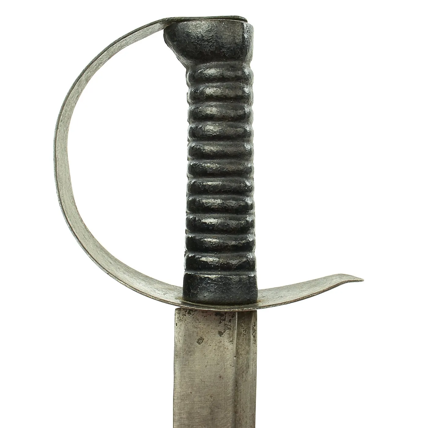 Original British Victorian Cleaver Bladed V.R. Marked Boarding Cutlass with Scabbard - circa 1845