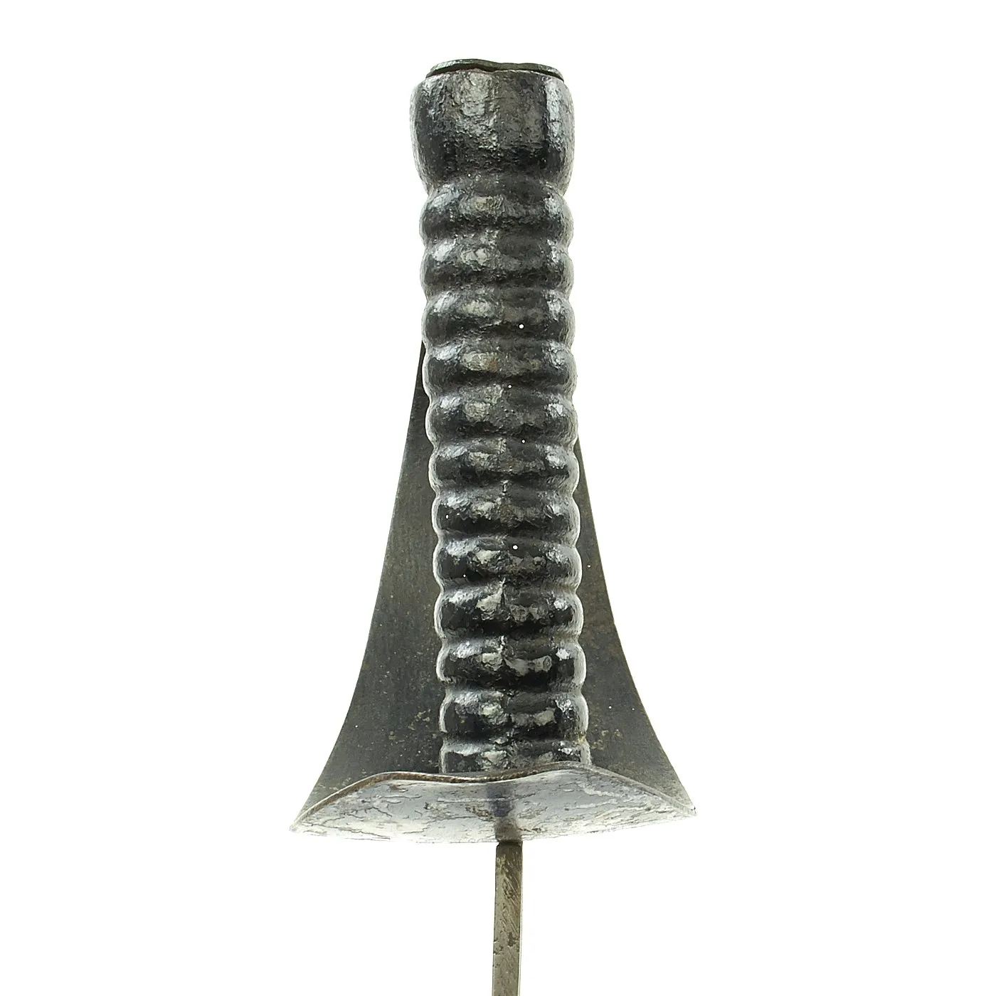 Original British Victorian Cleaver Bladed V.R. Marked Boarding Cutlass with Scabbard - circa 1845