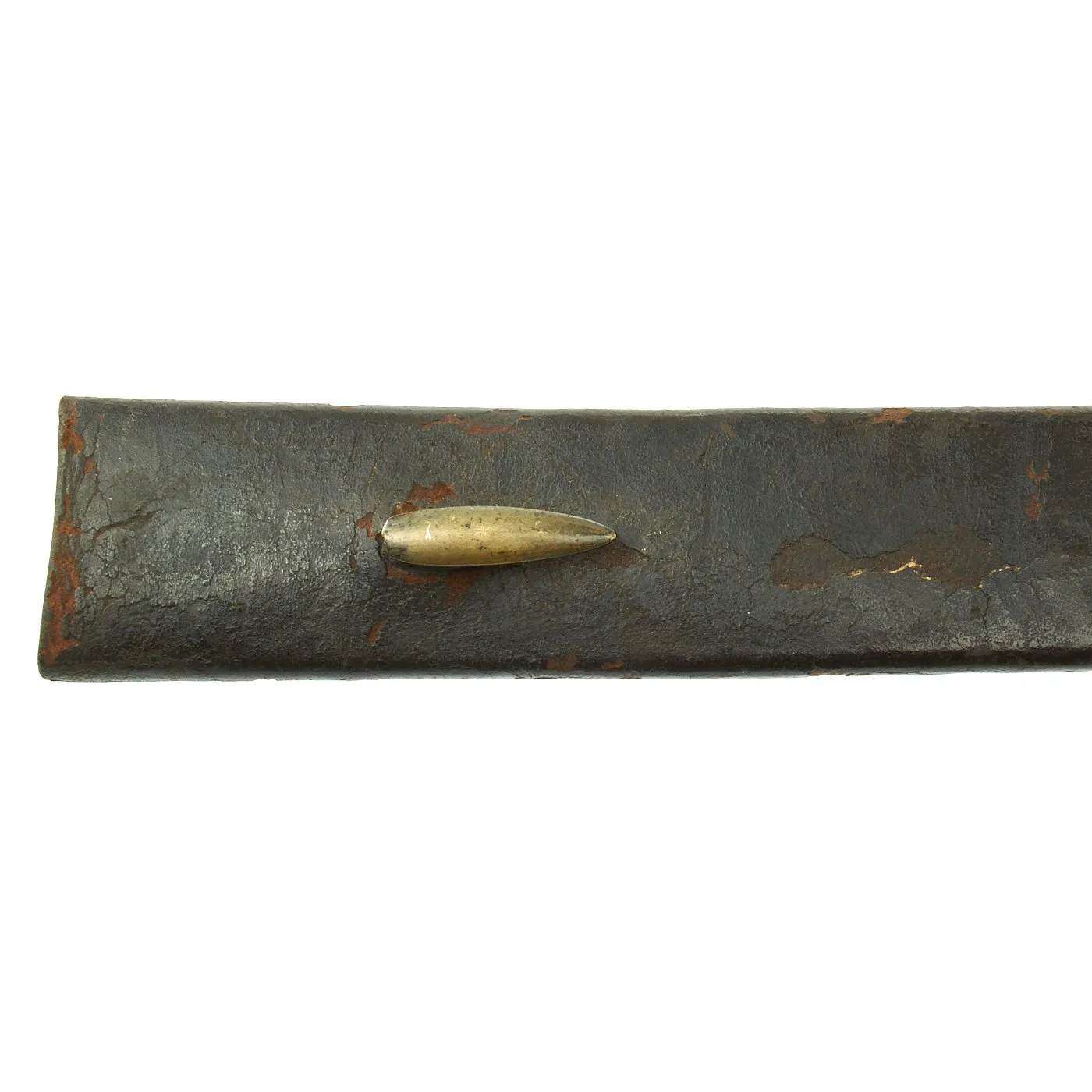 Original British Victorian Cleaver Bladed V.R. Marked Boarding Cutlass with Scabbard - circa 1845