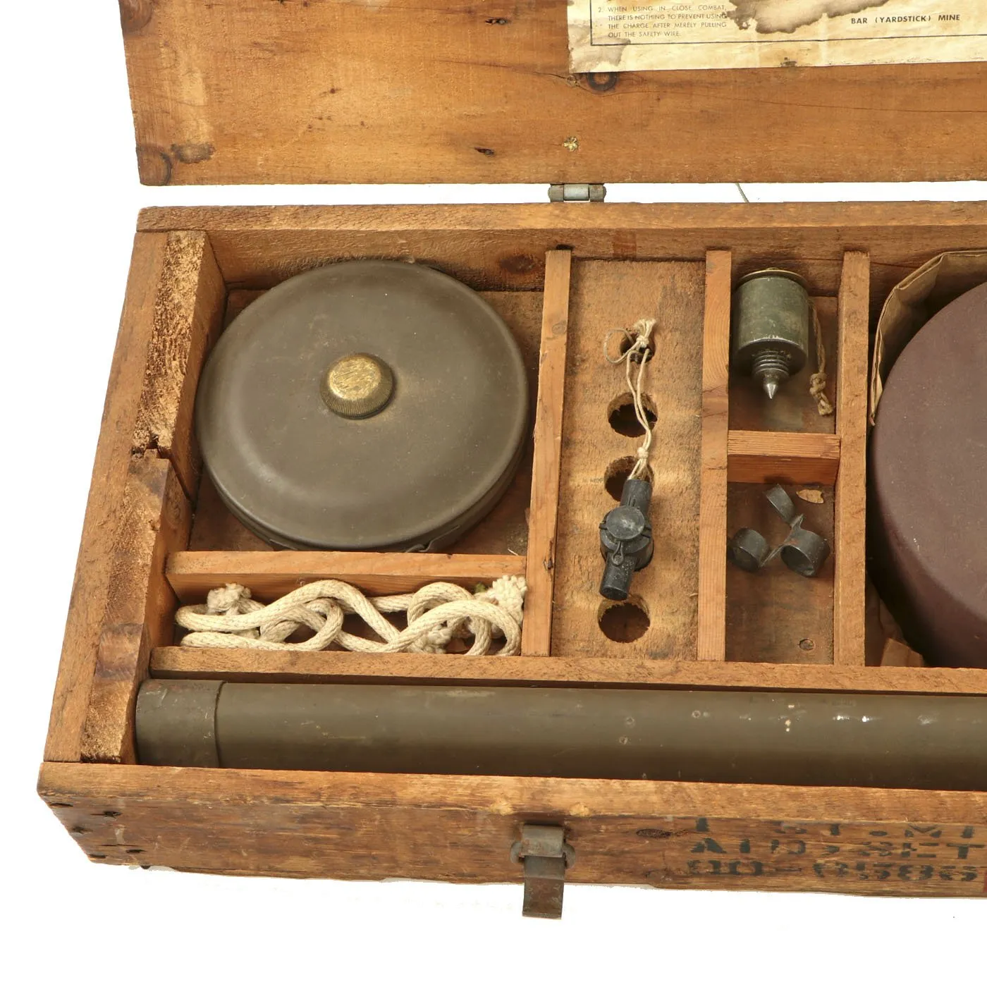Original U.S. WWII USMC Japanese Mine Training Aid Set