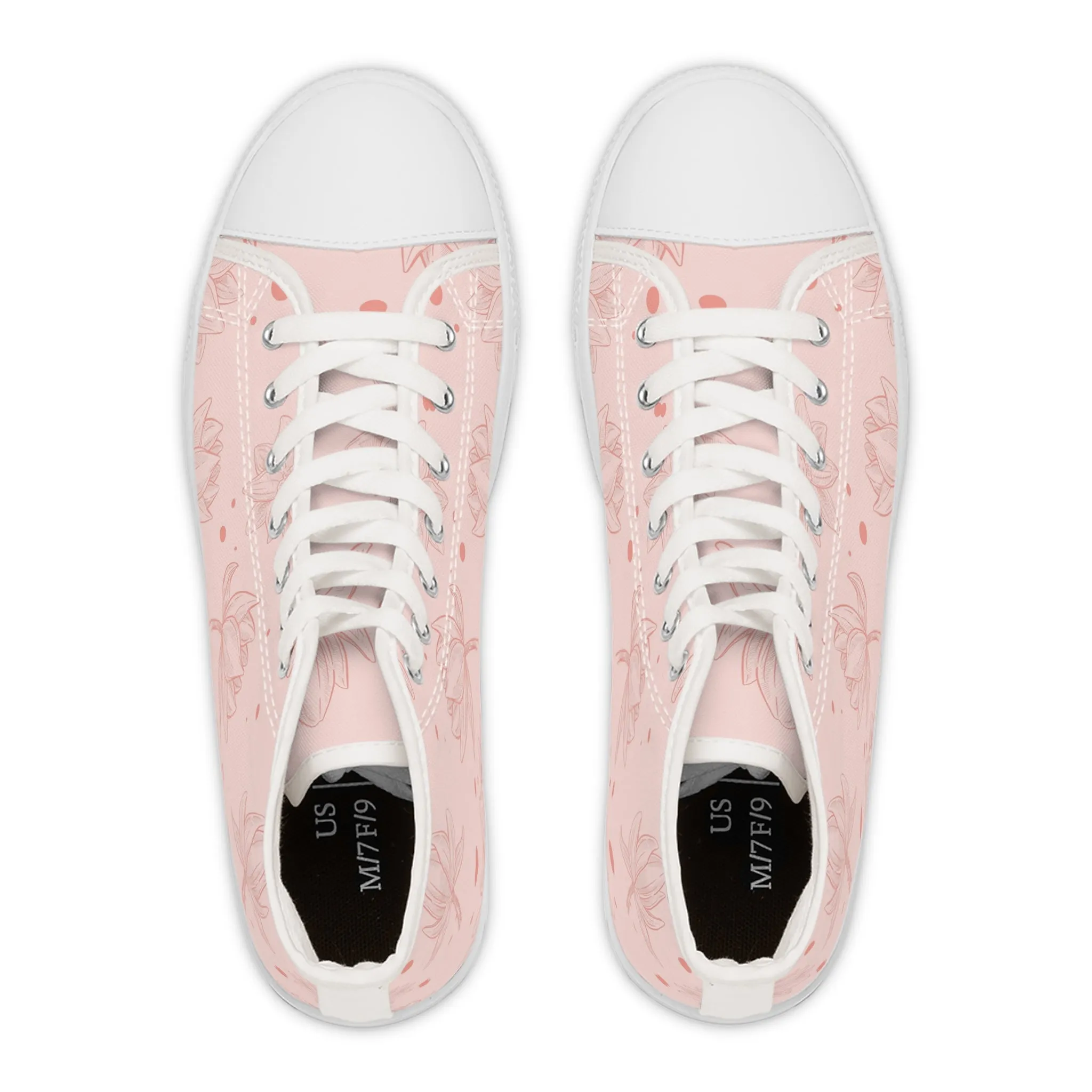Peace Lily Women's High Top Sneakers