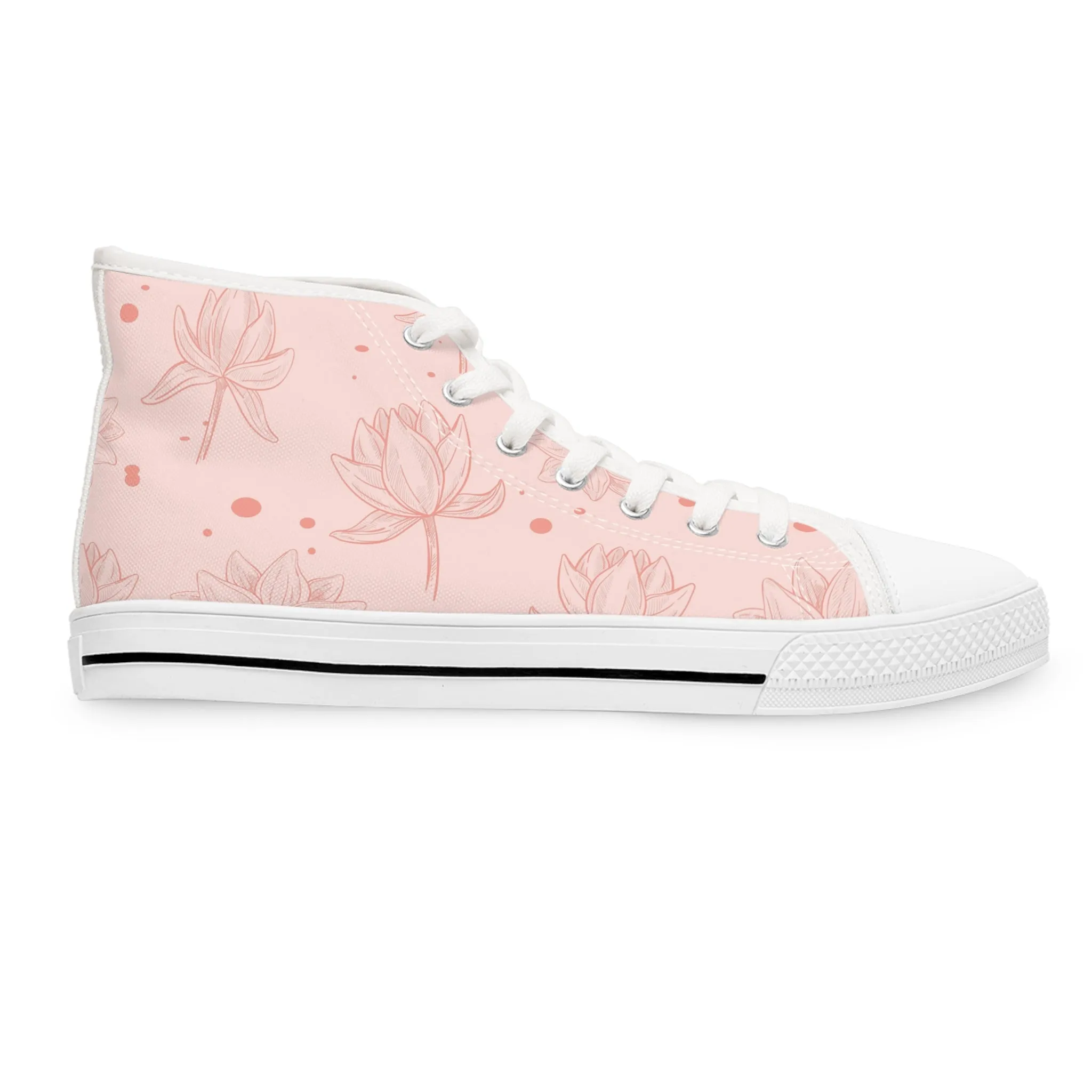 Peace Lily Women's High Top Sneakers