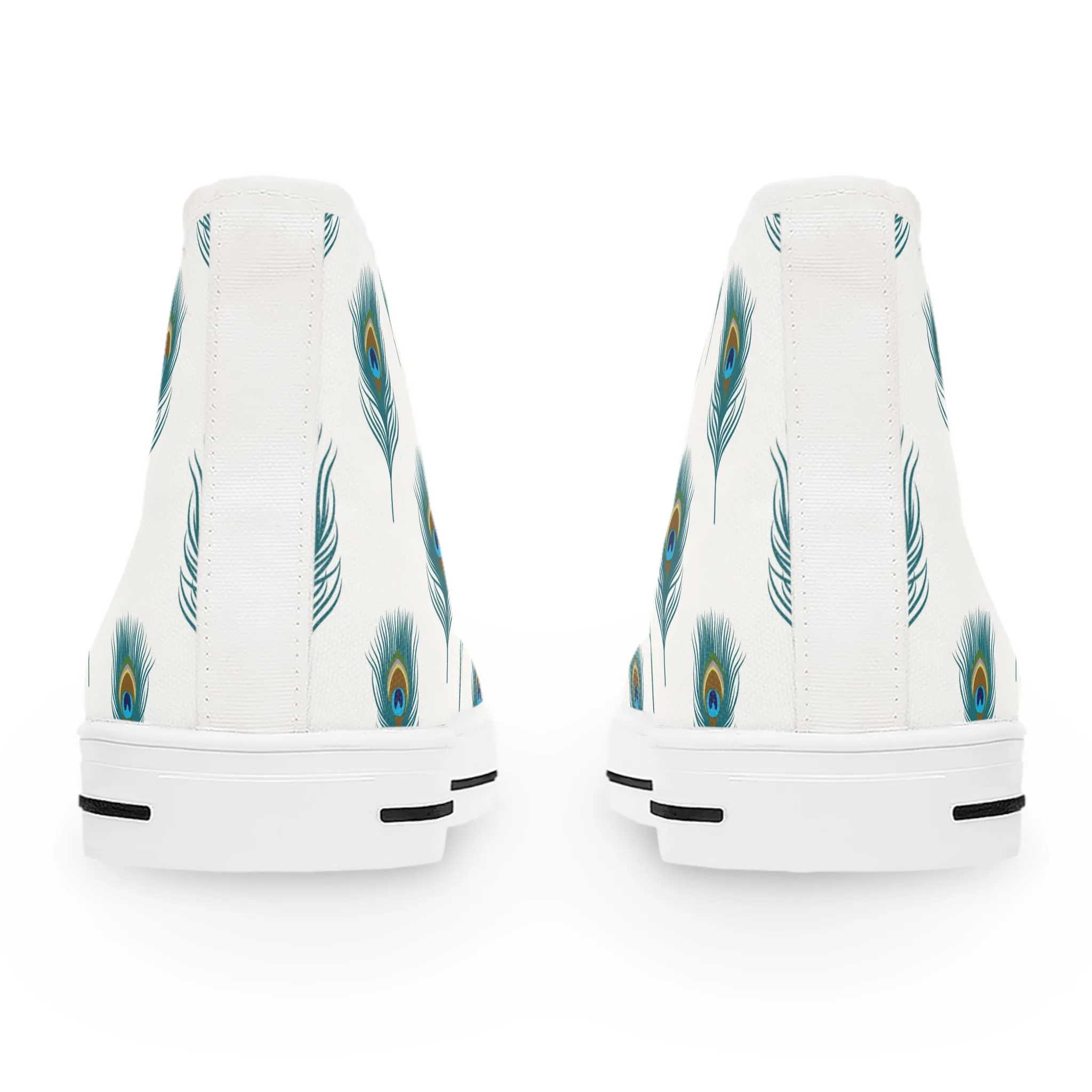Peacock Women's High Top Sneakers