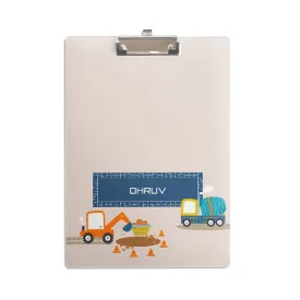 Personalised Clipboard - Let's Build, Construction