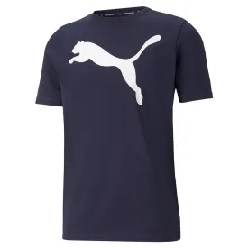 PUMA ACTIVE BIG LOGO MEN'S TEE NAVY