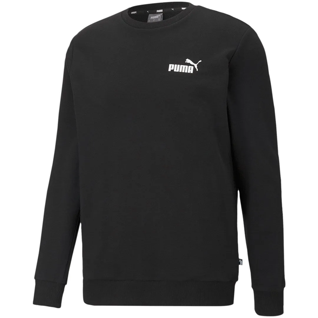 Puma Ess Small Logo Crew Men's Sweatshirt Black 586684 01 L