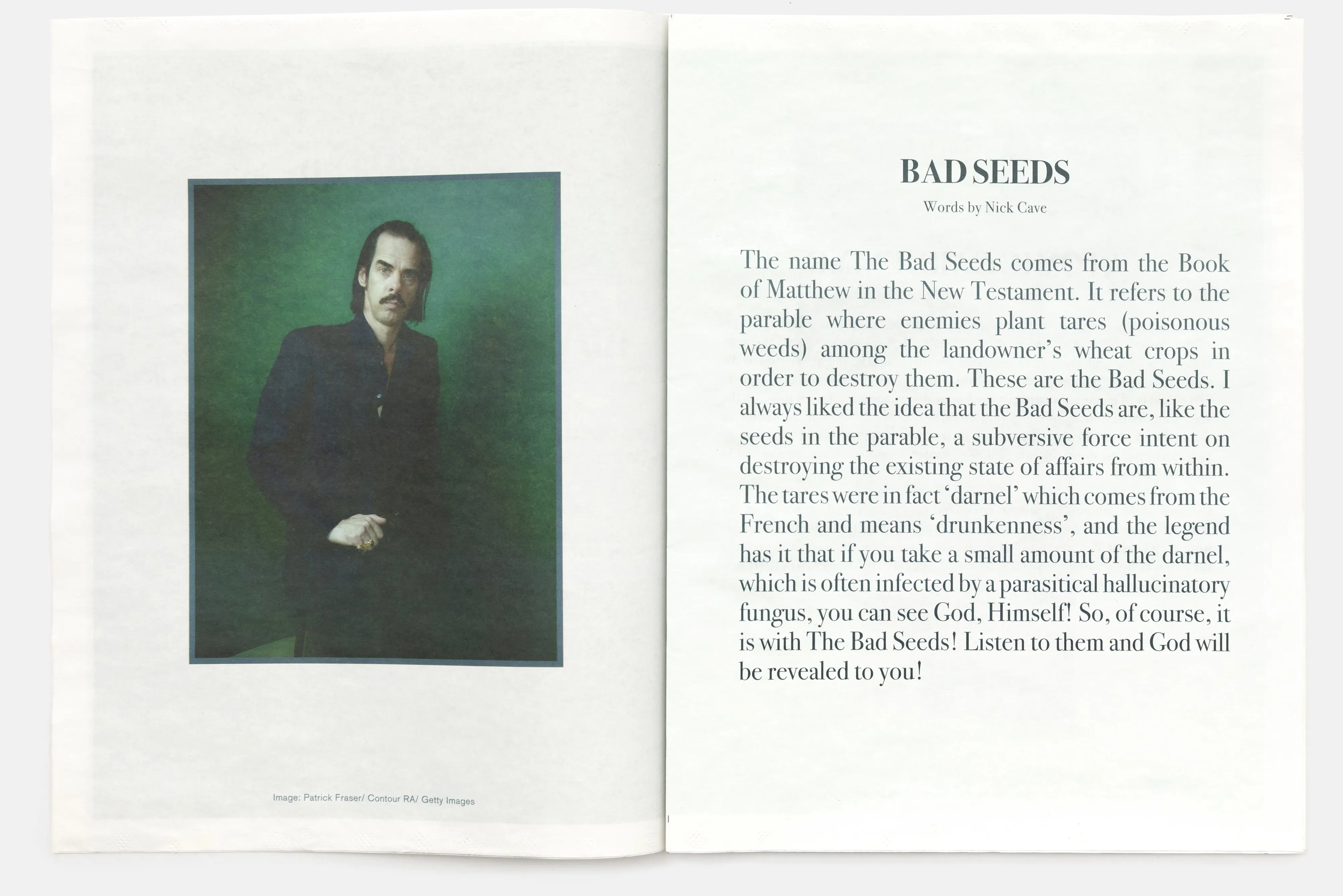 Seeds Zine by Claire Denis