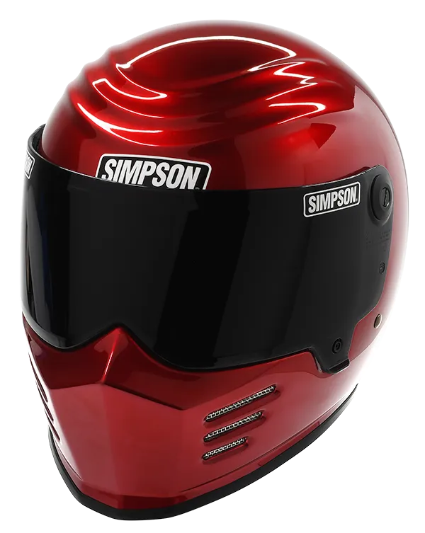 Simpson Outlaw Bandit Helmet - Candee Red