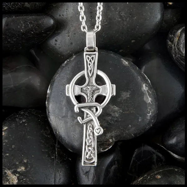 Small Celtic Caring Cross