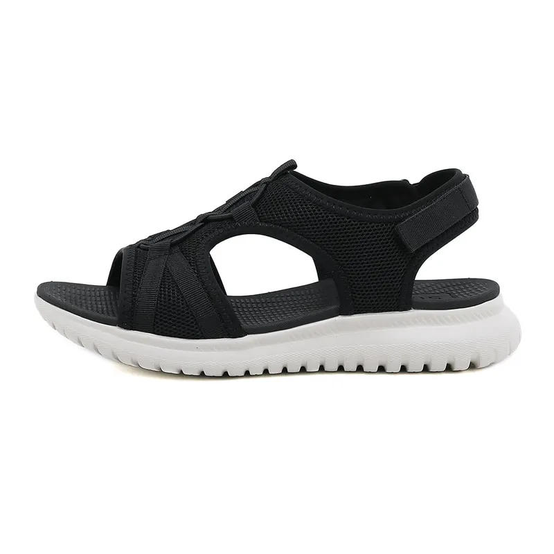 Sports Lady's Soft Flat Beach Sandals with Buckle Straps - SF0976