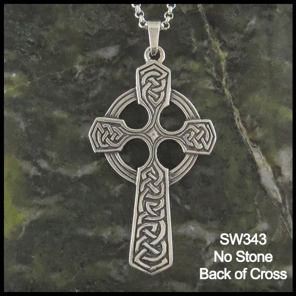 Sterling Silver Trinity Celtic Cross Pendant