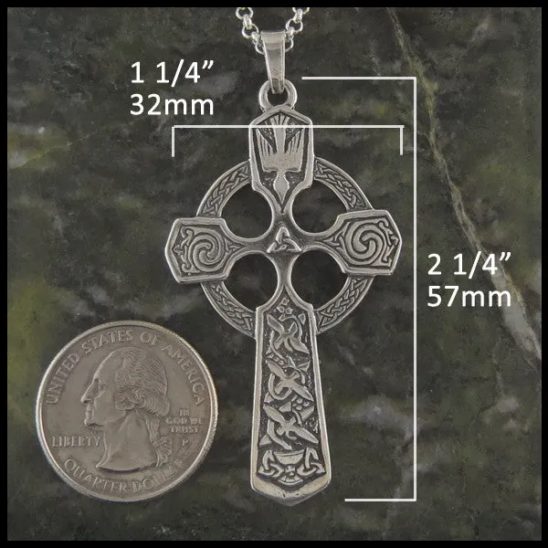 Sterling Silver Trinity Celtic Cross Pendant