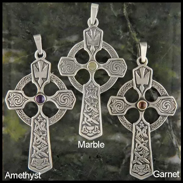 Sterling Silver Trinity Celtic Cross Pendant