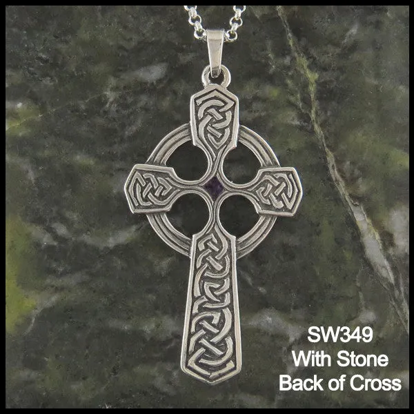 Sterling Silver Trinity Celtic Cross Pendant