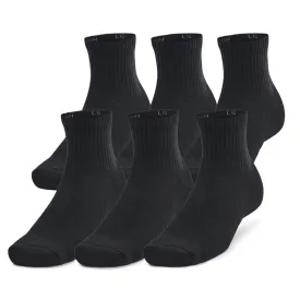 Unisex UA Training Cotton 6-Pack Quarter Socks