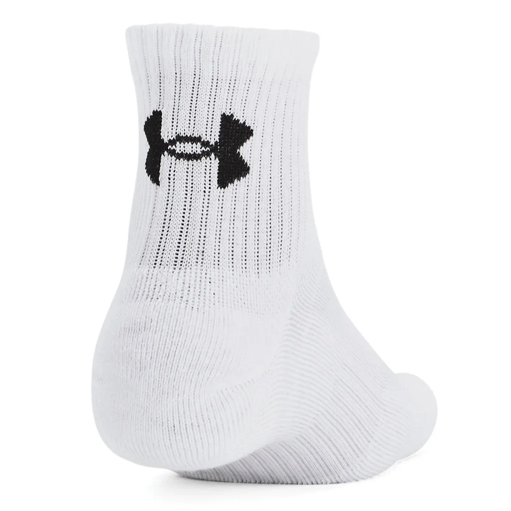 Unisex UA Training Cotton 6-Pack Quarter Socks