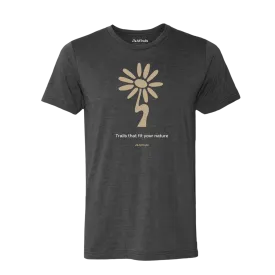 Wildflower Tee - Charcoal